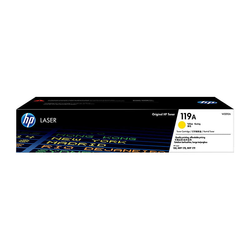 HP W2092A 119A YELLOW TONER CARTRIDGE