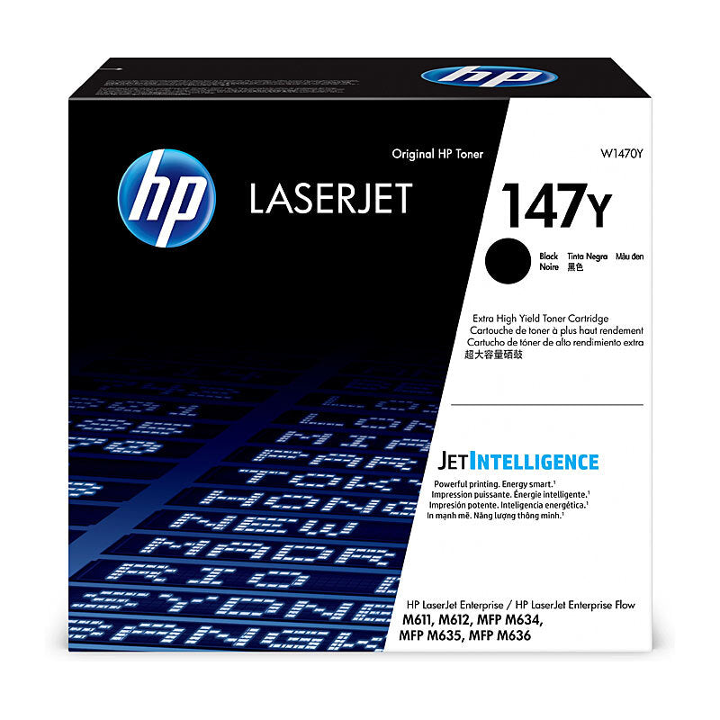 HP W1470Y 147Y BLACK EXTRA HIGH YIELD TONER CARTRIDGE