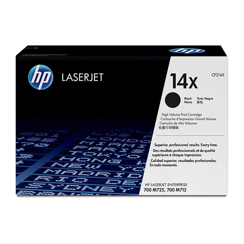 HP CF214X 14X BLACK TONER CARTRIDGE M712N M712DN HIGH YIELD