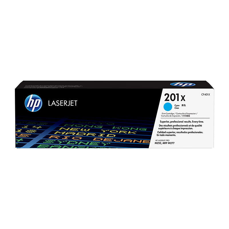 HP CF401X 201X CYAN TONER CARTRIDGE HIGH YIELD