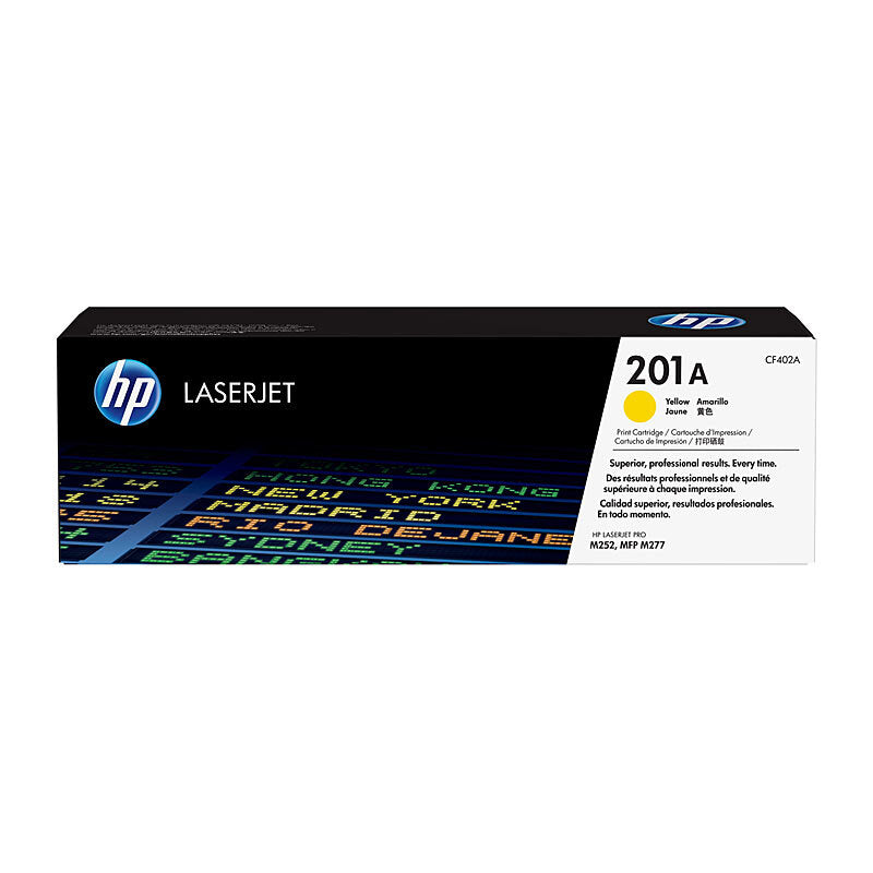 HP CF402A 201A YELLOW TONER CARTRIDGE STANDARD YIELD