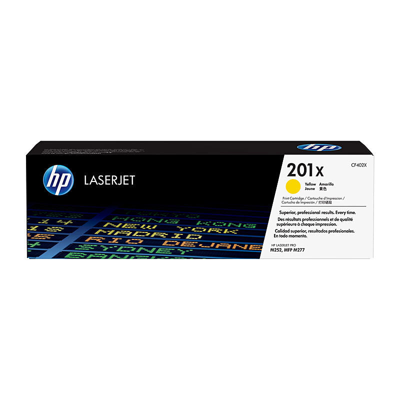 HP CF402X 201X YELLOW TONER CARTRIDGE HIGH YIELD