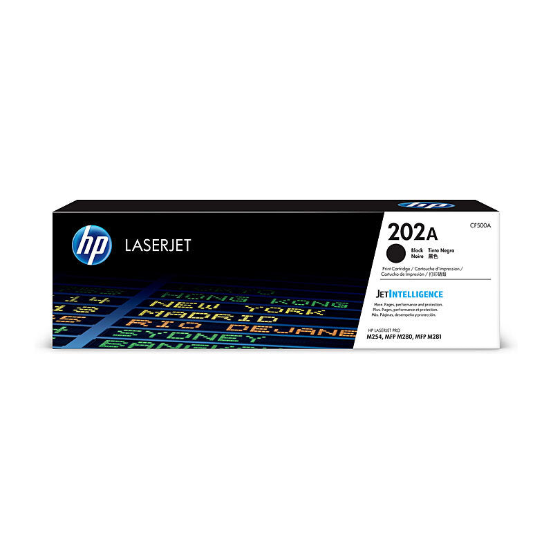 HP CF500A 202A BLACK TONER CARTRIDGE
