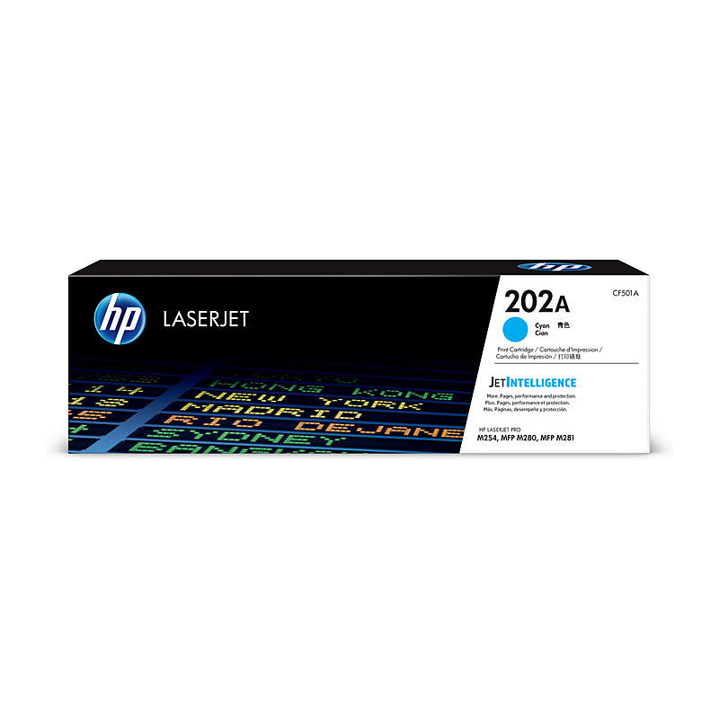 HP CF501A 202A CYAN TONER CARTRIDGE
