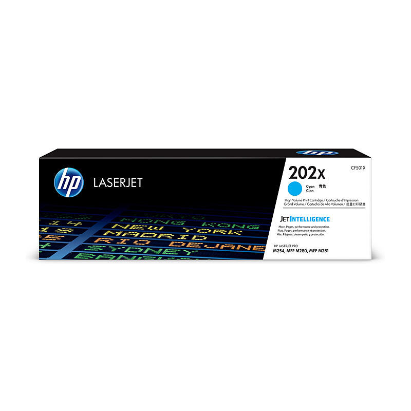HP CF501X 202X CYAN TONER CARTRIDGE
