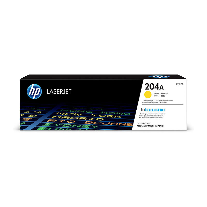 HP CF512A 204A YELLOW TONER CARTRIDGE