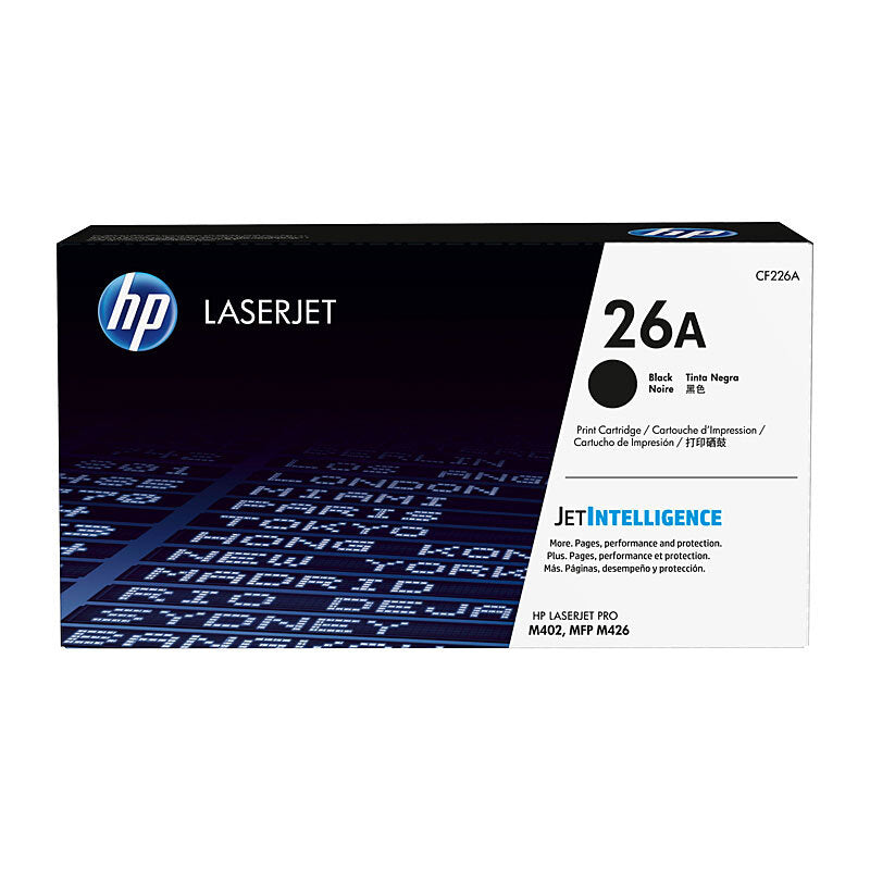 HP CF226A 26A BLACK TONER CARTRIDGE M402DN STANDARD YIELD