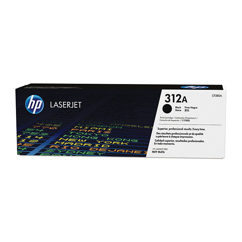 HP CF380A 312A BLACK TONER CARTRIDGE STANDARD YIELD