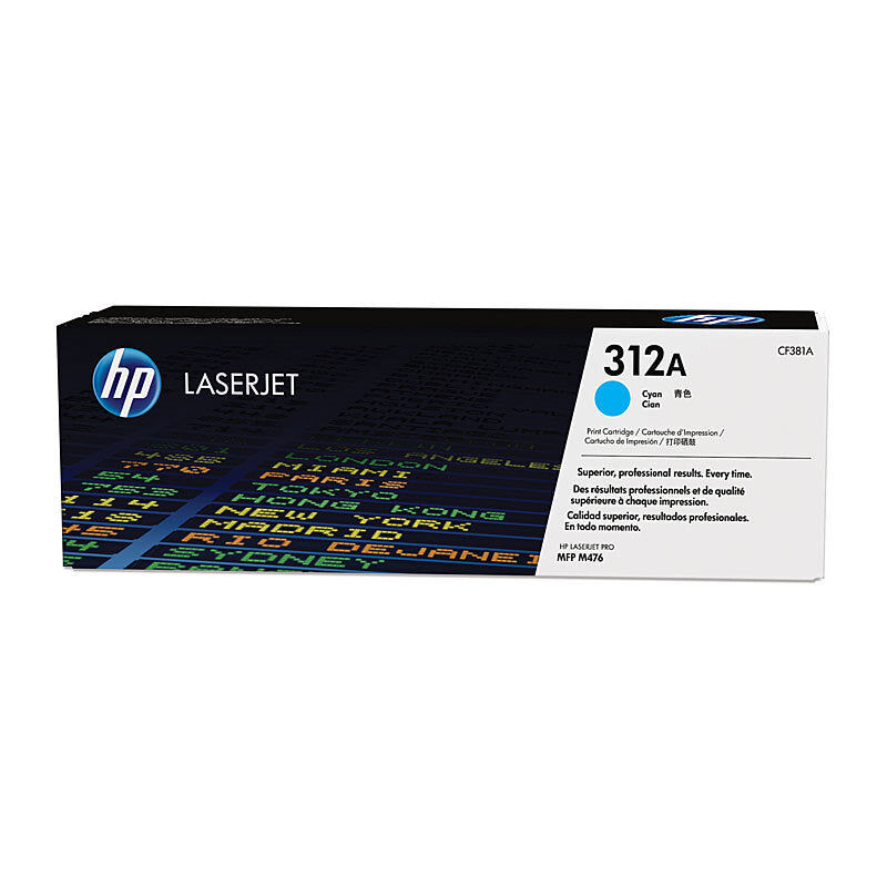 HP CF381A 312A CYAN TONER CARTRIDGE