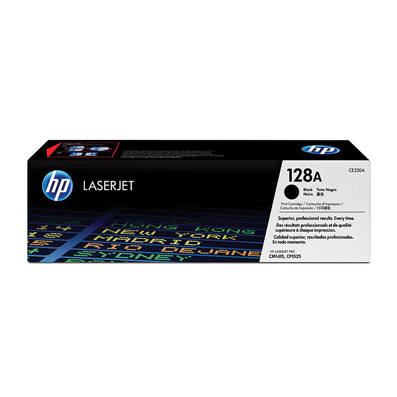 HP CE320A 128A BLACK TONER CARTRIDGE