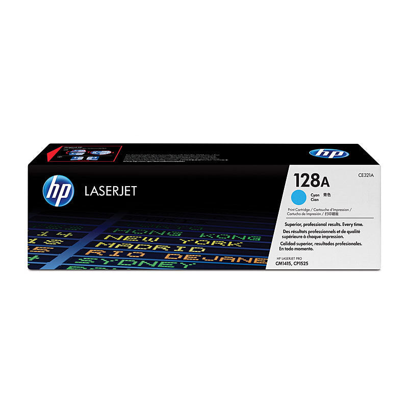 HP CE321A 128A CYAN TONER CARTRIDGE