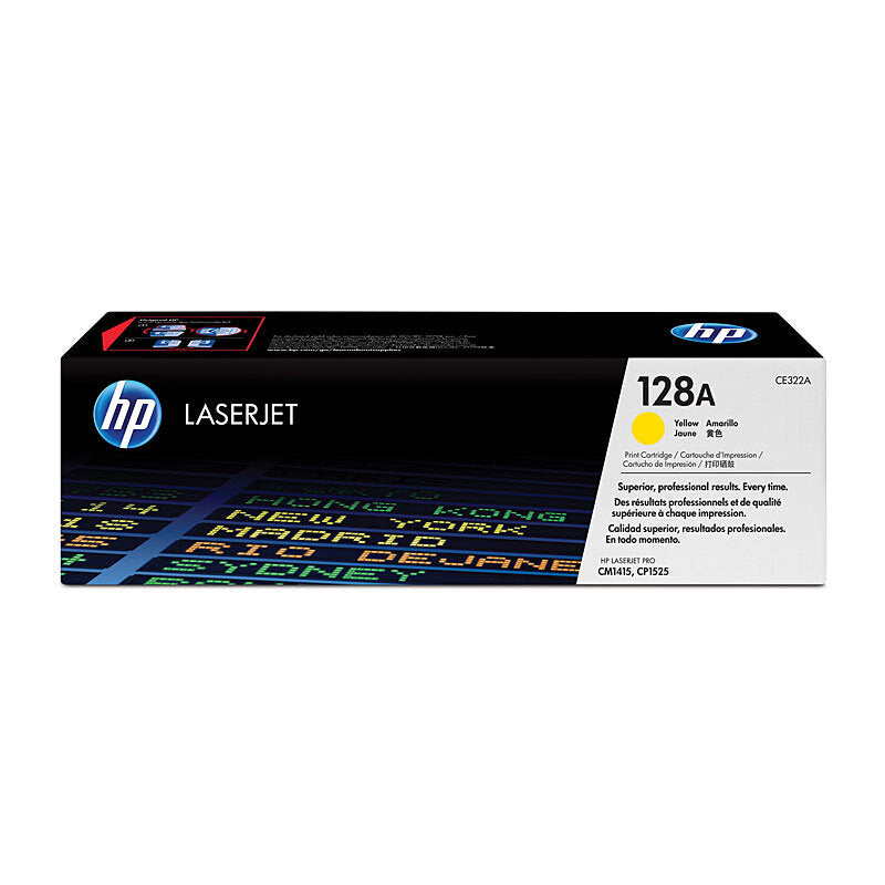 HP CE322A 128A YELLOW TONER CARTRIDGE
