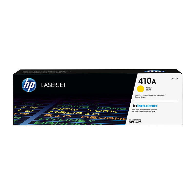 HP CF412A YELLOW TONER CARTRIDGE 410A STANDARD YIELD