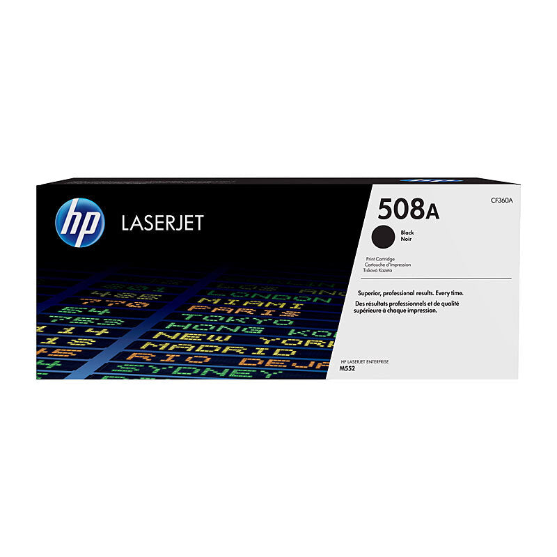 HP CF360A 508A BLACK TONER CARTRIDGE M553N M553X STANDARD YIELD