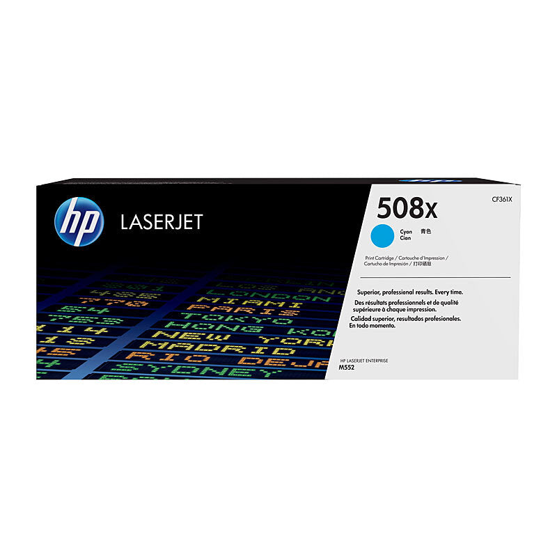 HP CF361X 508X CYAN TONER CARTRIDGE M553N M553X E57540 E55040 HIGH YIELD