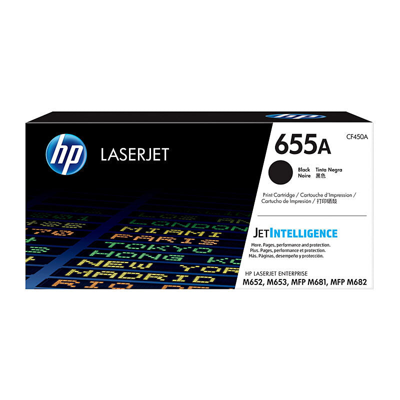 HP CF450A 655A BLACK TONER CARTRIDGE