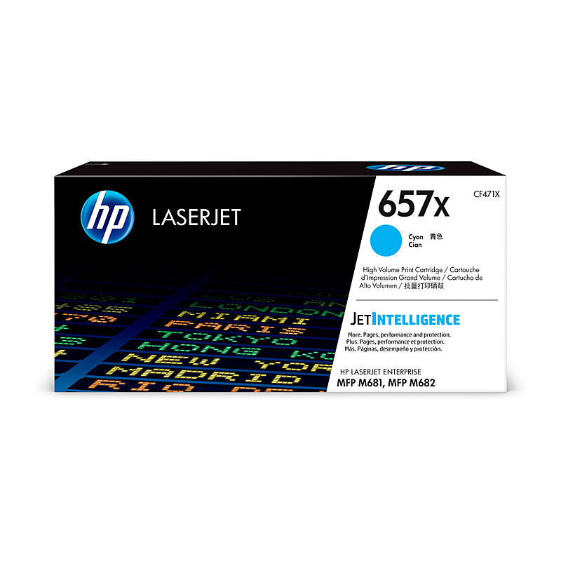 HP CF471X 657X CYAN TONER CARTRIDGE