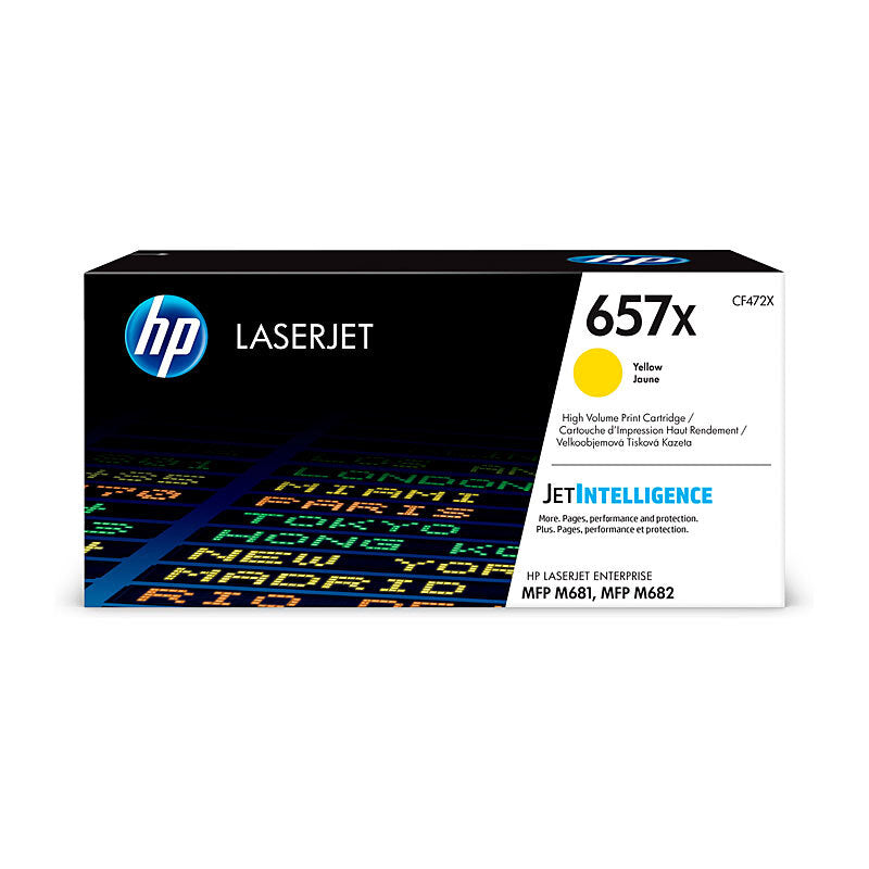 HP CF472X 657X YELLOW TONER CARTRIDGE