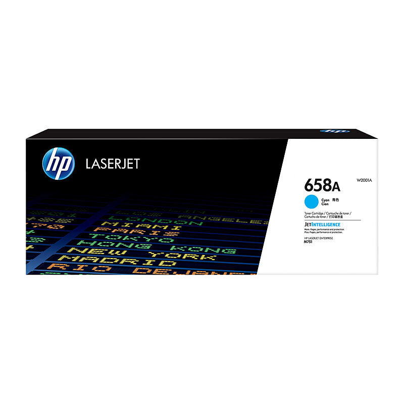 HP W2001A 658A CYAN TONER CARTRIDGE