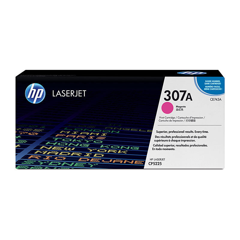 HP CE743A 307A MAGENTA TONER CARTRIDGE