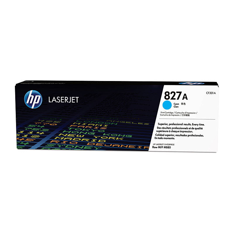 HP CF301A 827A CYAN TONER CARTRIDGE M880Z