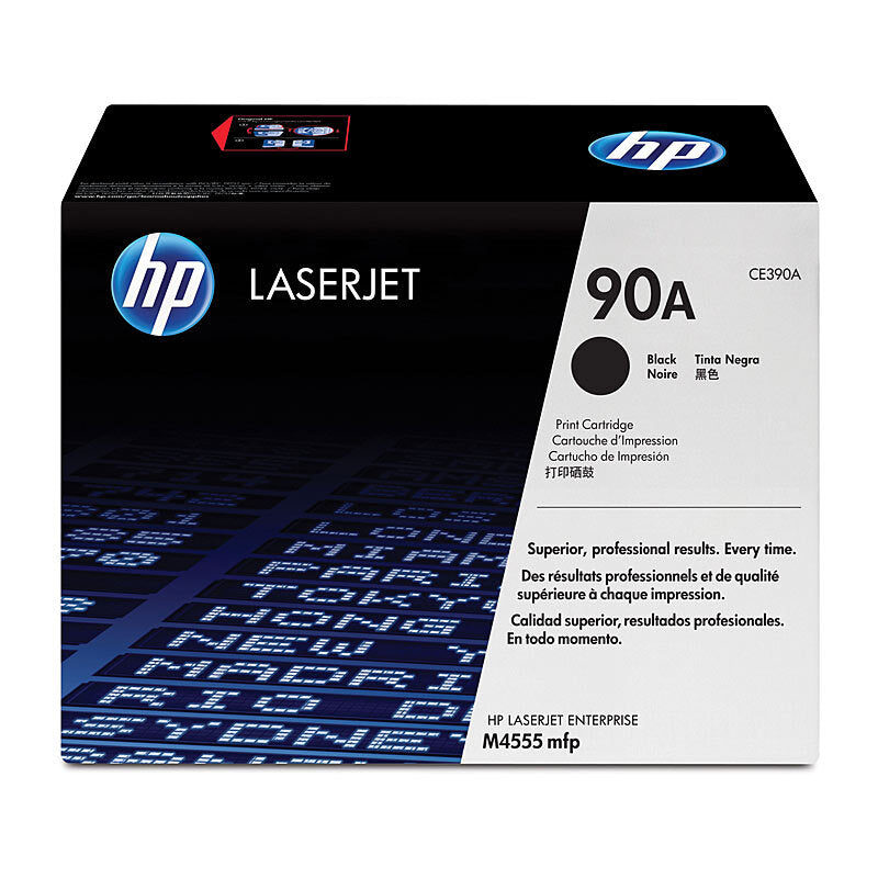 HP CE390A 90A BLACK TONER CARTRIDGE STANDARD YIELD