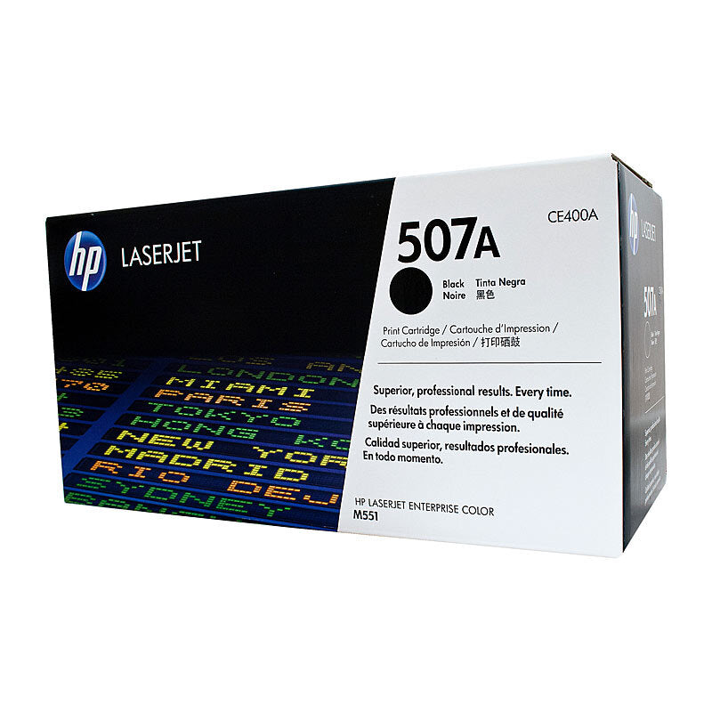 HP CE400A 507A BLACK TONER CARTRIDGE STANDARD YIELD