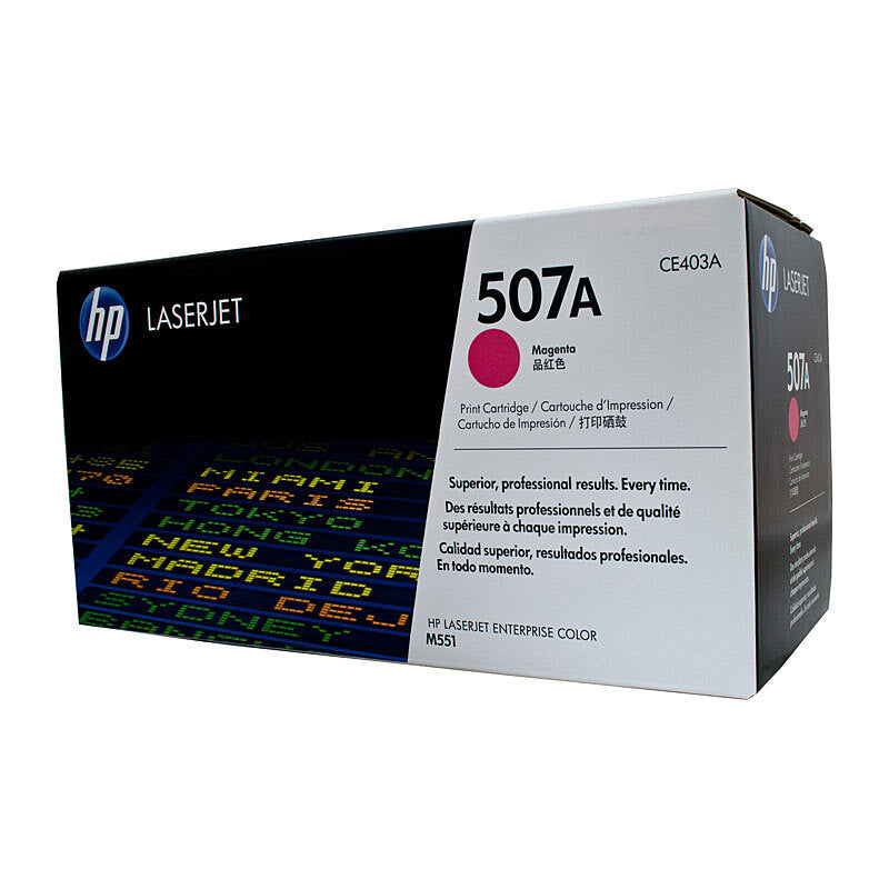 HP CE403A 507A MAGENTA TONER CARTRIDGE