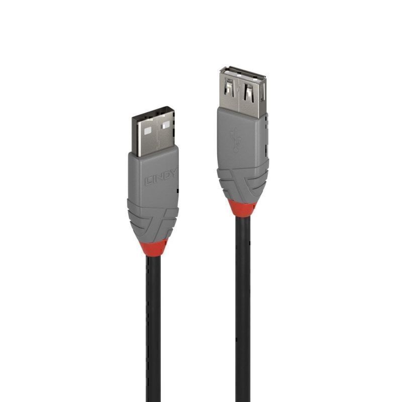 Lindy 1m USB2 A Ext Cable AL