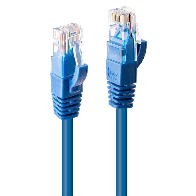 Lindy .5m CAT6 UTP Cable Blue