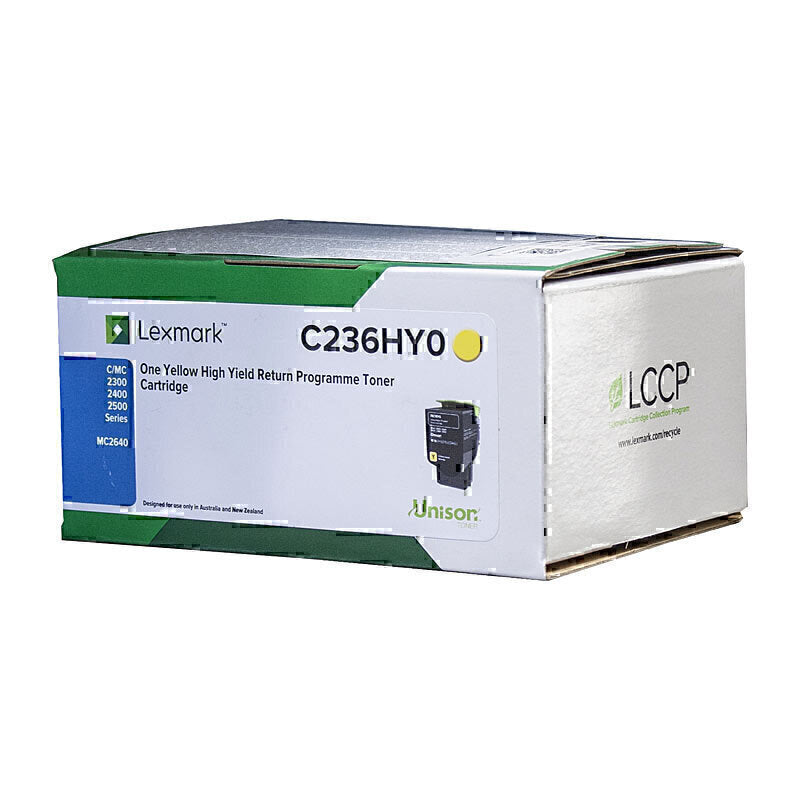 LEXMARK C2360Y0 YELLOW TONER CARTRIDGE