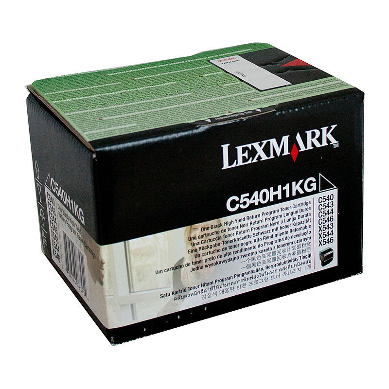LEXMARK C540H1KG BLACK TONER C540 543 X543 C544 X544 HIGH YIELD