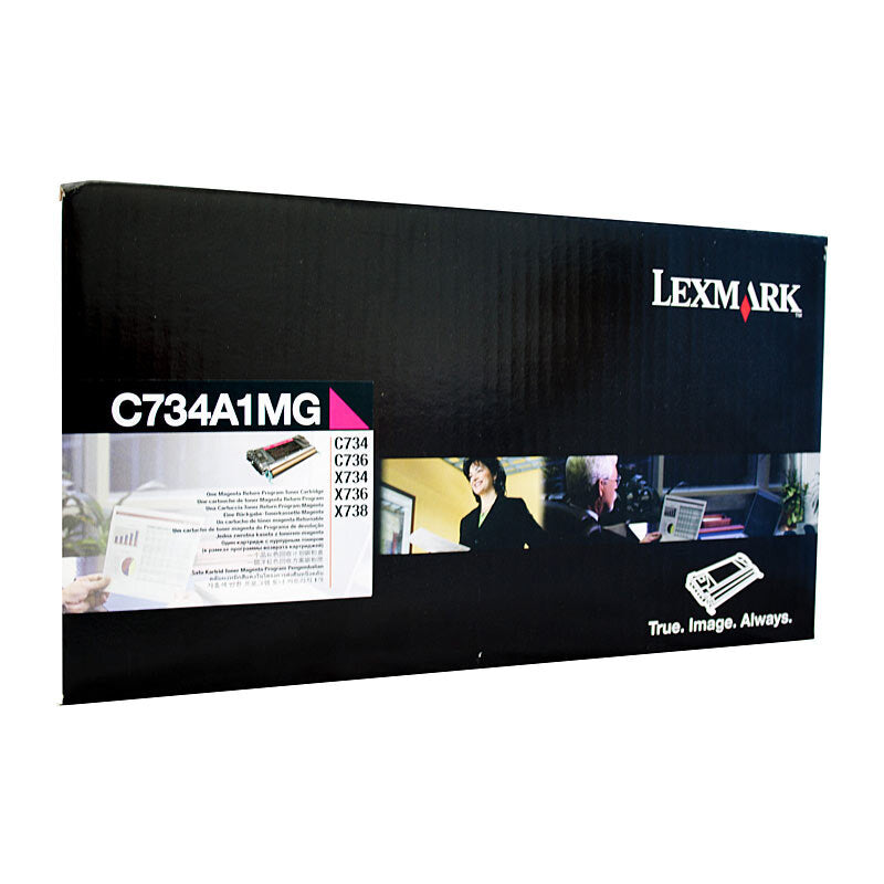 LEXMARK C734A1MG MAGENTA TONER CARTRIDGE