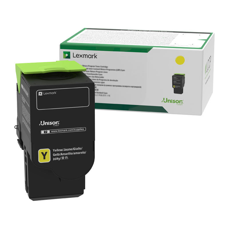 LEXMARK 78C6UYE YELLOW ULTRA HIGH YIELD TONER CARTRIDGE