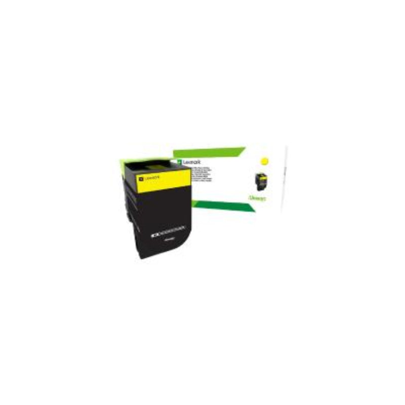 LEXMARK 80C8XY0 80C8XYE 808XY EXTRA HY YELLOW TONER CARTRIDGE