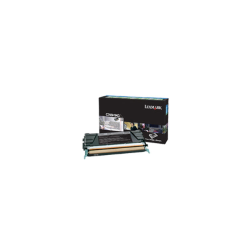 LEXMARK C746H1KG BLACK TONER CARTRIDGE C746DN C748DN HIGH YIELD