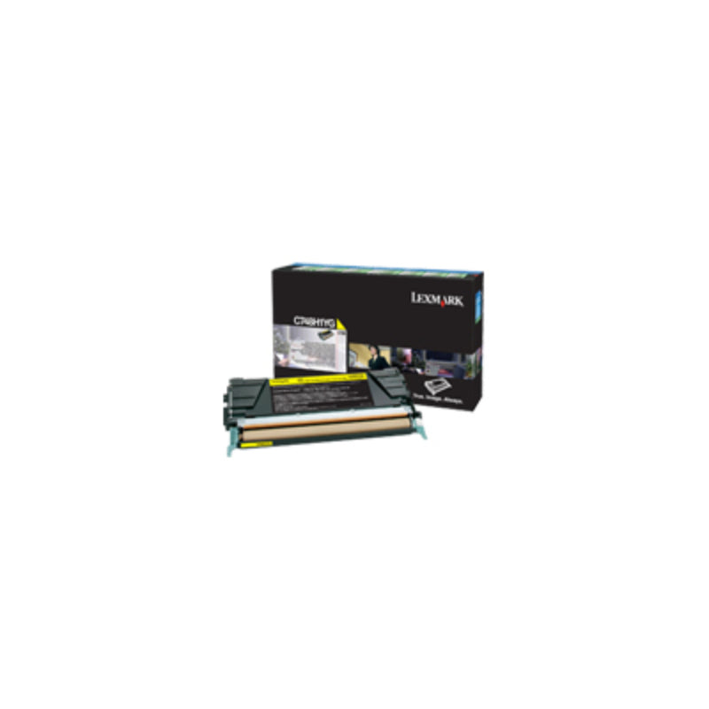 LEXMARK C748H1YG YELLOW TONER CARTRIDGE C748DN HIGH YIELD