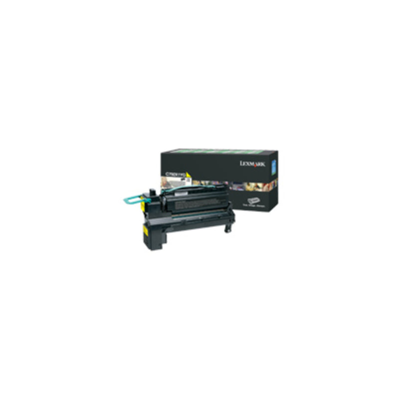 LEXMARK C792X1YG YELLOW TONER CARTRIDGE HIGH YIELD