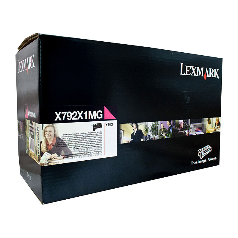 LEXMARK X792X1MG MAGENTA TONER CARTRIDGE HIGH YIELD