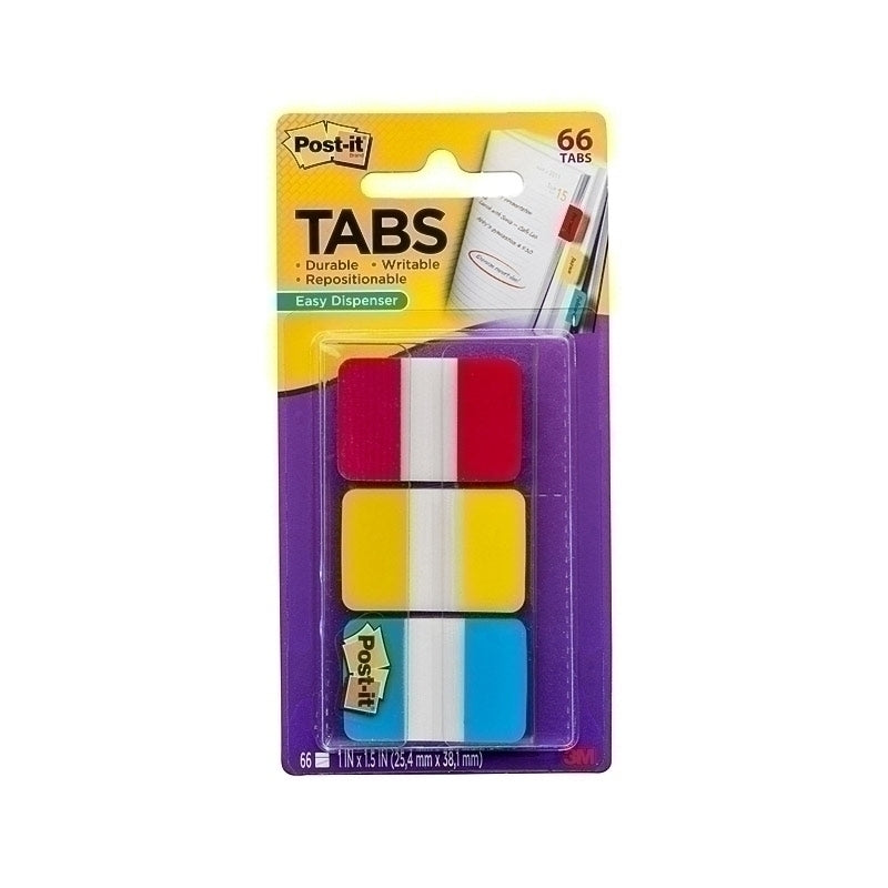 Post-It Tab 686-RYB Pk66 Bx6