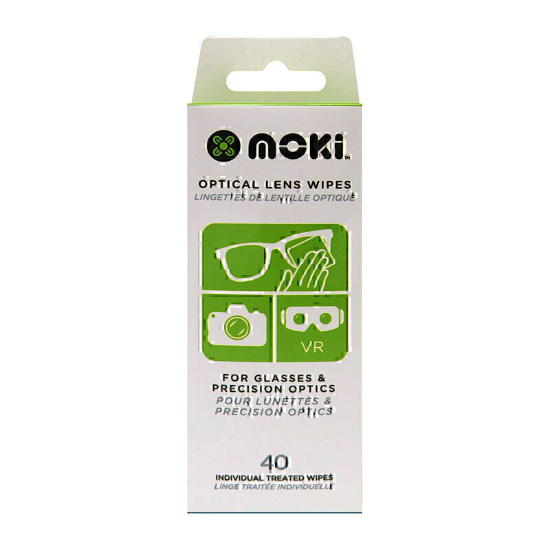 Moki Optical Lens Wipes 40 Pk