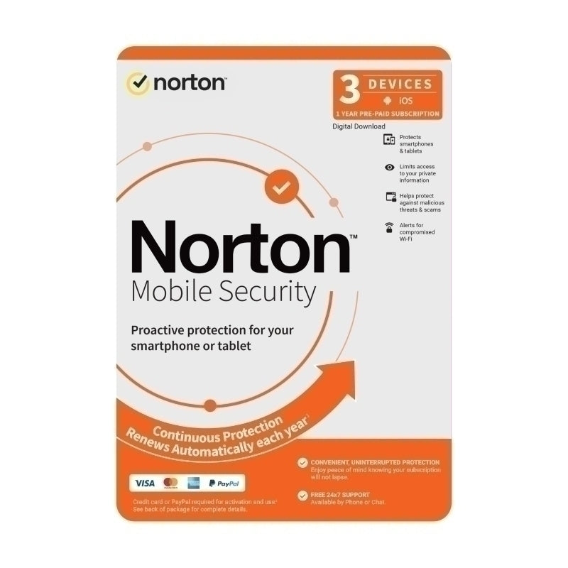 Norton Mobile Secuity 1U3D 1Yr