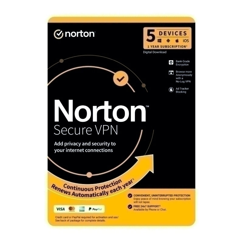 Norton Wifi Privacy 1U 5D 1 Yr