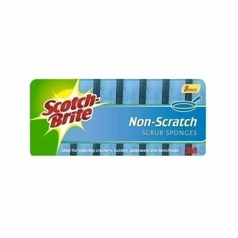 SB Scrub Sponge NoScratch Pk8