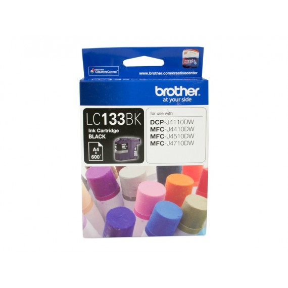 BROTHER LC133 BLACK INK CARTRIDGE