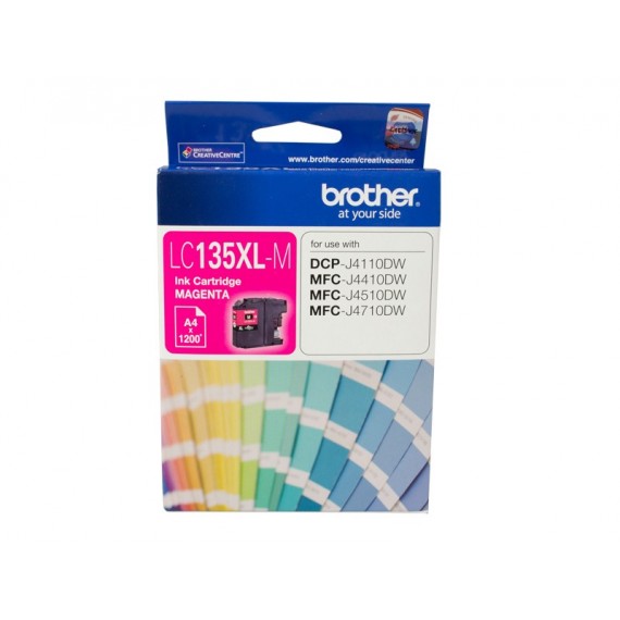 BROTHER LC135XL MAGENTA INK CARTRIDGE