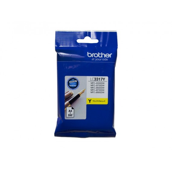 BROTHER LC3317 YELLOW INK CARTRIDGE