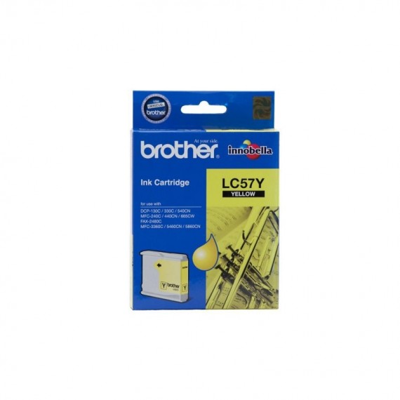 BROTHER LC57 YELLOW INK CARTRIDGE