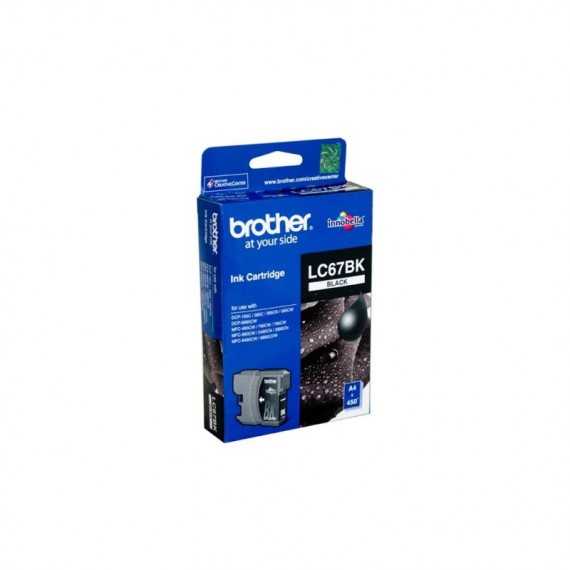 BROTHER LC67 BLACK INK CARTRIDGE