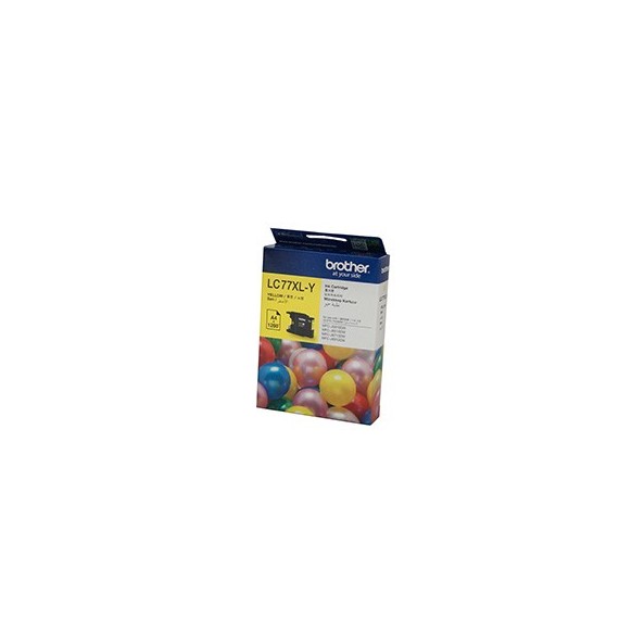BROTHER LC77XL YELLOW INK CARTRIDGE